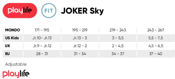 PLAYLIFE Joker Sky Afxomeioumena Patinia - Mavro/Mple